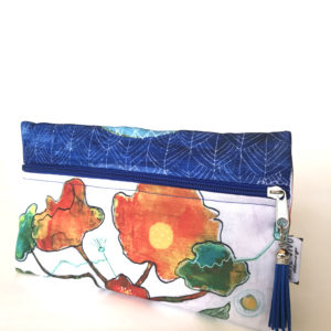 Cosmetiquera (Pequeña) para Cartera :: Florero Turquesa