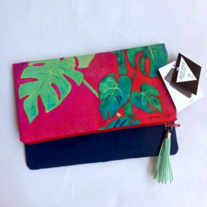 Cartera (Clutch) / Funda para Tableta :: Hoja de León